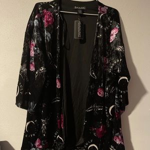 NWT BLACKCRAFT CULT DEATHMOTH KIMONO